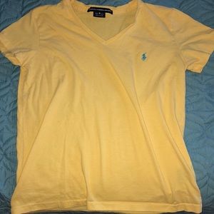 Yellow ralph lauren shirt